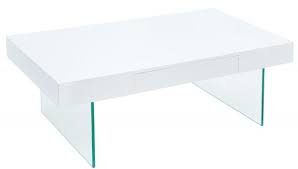 The armen living manchester contemporary coffee table showcases a terrific blend of style and practicality that is this elegant style white lacquer led coffee table comes with a strong and sturdy construction, it has. Casa Padrino Designer Coffee Table High Gloss White 110 X 60 X H 40 Cm Living Room Table With Drawer