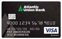 Maybe you would like to learn more about one of these? Visa Business Credit Card Visa Rewards Atlantic Union Bank