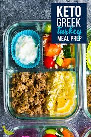 Low Carb Greek Turkey Meal Prep Recipe Ground Turkey Meal Prep Turkey Recipes Gluten Free Meal Prep