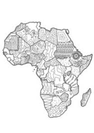 Maps of africa coloring pages. Africa Map Coloring Page Black History Month Resource By Color In Fun