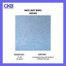 Jual Keramik 40x40 Keramik Lantai Keramik Glossy Mcc Dot Biru Indonesia Shopee Indonesia