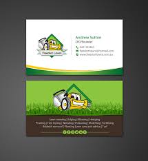 Lawn care business cards templates free under fontanacountryinn com. Modern Masculine Lawn Care Business Card Design For Freedom Lawns By Chandrayaan Creative Design 9344060