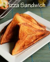 Pizza Sandwich Recipe Easy Kids Lunch Box Ideas Raks Kitchen Recipe Pizza Sandwich Recipe Pizza Sandwich Easy Sandwich Recipes