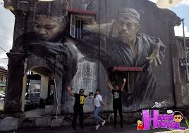 Aku dapat gambar2 neh menerusi wassap tadi. Menjejak Mural Di Pulau Pinang Hans