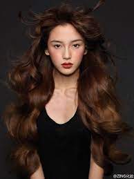 angelababy うえいぼ insightchina brown hair korean asian hair long hair styles