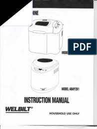 Appear in the display window. Welbilt Abm2h52 Abmy2k1 Bread Machine Manual Flour Teaspoon