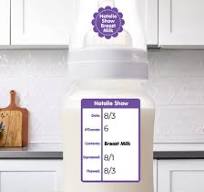Baby Bottle Labels for Daycare - Large, Solids