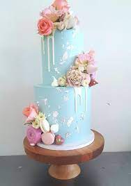 Pastel Dreams Blue Drip Cake Cake Drip Cakes