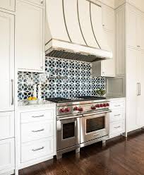 french blue tile backsplash design ideas