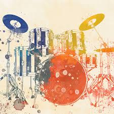 Maybe you would like to learn more about one of these? Colorful Drum Set Painting By Dan Sproul
