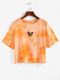 Make these easy sharpie tie dye shirts with little to no talent needed. Tie Dye Butterfly Embroidered T Shirt Xl Blue In 2021 Cute Tie Dye Shirts Tie Dye Shirts Tie Dye Outfits