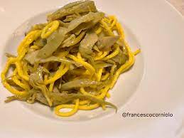 Però, se la voglia di tagliolini con i carciofi imperversa, che tagliolino sia! Tagliolini Ai Carciofi E Profumo Di Limone Aostasera