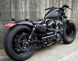 Harley Davidson Sportster Iron 883 Iron Guerilla Custom By Rough Crafts Custom Sportster Harley Davidson Sportster Sportster Bobber