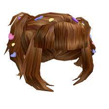 Brown Wavy Pigtails W Kawaii Clips Roblox Black Hair Roblox Pigtails Roblox Clothes