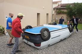 Benedetto Bufalino Turns A Car Into A Playable Ping Pong Table Ping Pong Table Ping Pong Outdoor Ping Pong Table