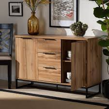 Union Rustic Fessler Reid Sideboard Wayfair In 2020 Metal Dining Room Black Sideboard Wood Sideboard