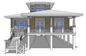 Island house plans on pilings stilt house plans modular. 3 Bedrm 2621 Sq Ft Beachfront House Plan 116 1003 Beachfront House Beach House Flooring Coastal House Plans