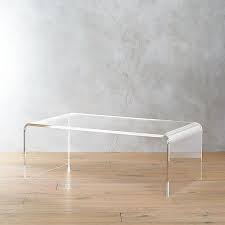 Peekaboo Acrylic Tall Coffee Table Reviews Cb2 In 2020 Tall Coffee Table Clear Coffee Table Coffee Table