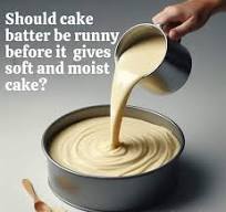 Mixing method for fluffy cake batter