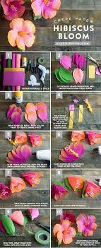 These free felt flower patterns are some of the most gorgeous crafts to make this spring. Diy Crepe Hibiscus Paper Flowers Crafts Paper Flowers Paper Flowers Diy Flower Crafts