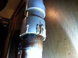 temporarily seal leaky pipe under sink