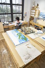 Working In The Art Studio Encaustica Artistas Arte Pintura