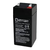 MIGHTY MAX BATTERY 4-Volt 4.5 Ah Rechargeable Sealed Lead ...