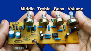 Stereo baxandall bass and treble control. How To Make Bass Treble Middle Volume Controller Circuit Ic 4558d At Home Youtube