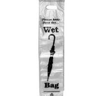 Tatco Wet Umbrella Bag, 7w x 31h, Clear, 1000/Box
