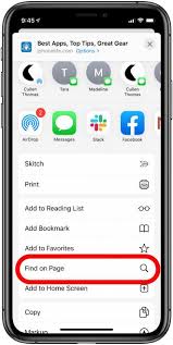 How To Search A Page In Safari On Your Iphone Iphone App Homescreen