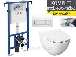 Závěsný WC komplet T-12 JIKA do bytových jader + Mio-N RIMLESS klozet  závěsný 53 cm - Jika Shop