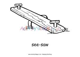 Print saw coloring page (b/w) print saw coloring page (color) a saw is a tool that uses a hard blade or wire with an abrasive edge to cut through softer materials. Seesaw Colouring Page
