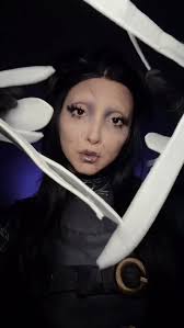 Edward Scissorhands ✂️, ⠀⠀⠀⠀⠀⠀⠀⠀⠀, Makeup:, @meltcosmetics Edward  Scissorhands collection , @makeupforever HD foundation stick, @hauslabs  foundation (000 fair neutral), @blendbunnycosmetics forget me ...