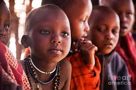 Maasai Children Wall Art for Sale