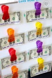 the best chore chart with money that is easy and effective