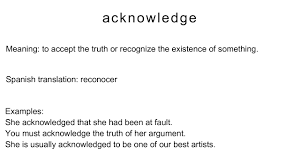 نتیجه جستجوی لغت [acknowledged] در گوگل