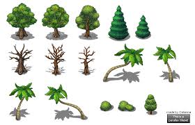 New Tree Set By Pinkfirefly Deviantart Com On Deviantart Tutoriais De Pintura Digital Tutoriais De Pintura