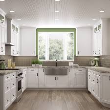 buy shaker white kitchen rta cabinets