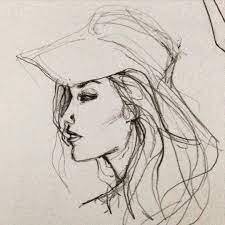 Side View Pose Profile Illustration Fashion Fashionillustration Sketch Fashionsketch Drawing Penci How To Draw Hair Fashion Illustration Hair Drawings