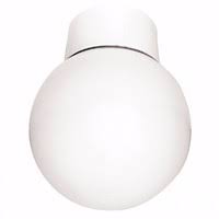 This modern minimalist design is an idea, uncomplicated way to illuminate your bathroom and the high gloss chrome with opal glass will match any decor. Eterna 100w Bathroom Globe Opal Glass Ceiling Light Electrical World