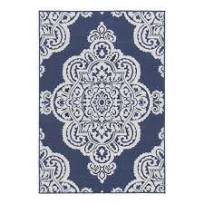 Dieser kauf auf dem onlineweg bietet viele vorteile. World Menagerie Flachgewebe Teppich Papillion In Blau Weiss Bewertungen Wayfair De