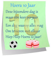 Hoera 4 Jaar Gedicht
