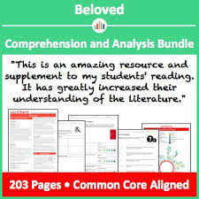 Beloved Comprehension And Analysis Bundle