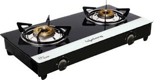 Ideal table top for an extra large griddle or cast iron. Lifelong Glass Top 2 Burner Gas Stove Black And White Isi Certified 1 Year Warranty With Doorstep Service Glass Manual Gas Stove Price In India Buy Lifelong Glass Top 2 Burner Gas
