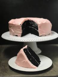 Cocoa Noir Cake With Pink Cream Cheese Frosting Jem Of The South Dessert Cupcakes Cupcake Cakes Sweets Recipes