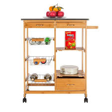 Persistently marching in today's competitive market, we are well known manufacturer and exporter of stainless steel rack. Bysesion Gt3 Xj Fch Moveable Kitchen Cart With Stainless Steel Table Top Three Drawers Three Baskets Burlywood Home Bar Furniture Bars Wine Cabinets Vit Edu Au