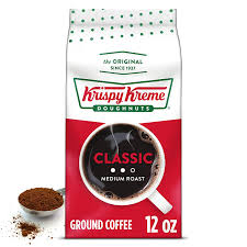 First up is their hot beverage section. Krispy Kreme Classic Ground Coffee Medium Roast Bagged 12 Oz Amazon Com Grocery Gourmet Food