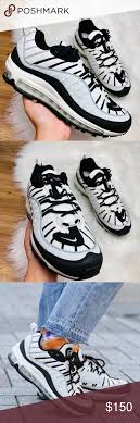 Nike Air Max 98 Sail Black Reflect Silver Nike Air Max Air Max Nike Air