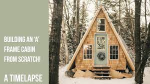 We got you, check out our full cabin list and book them. Timelapse Building An A Frame Cabin From Scratch Youtube