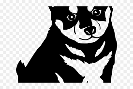 Royalty free siberian husky clip art, vector images. Shiba Inu Clipart Clip Art Husky Puppy Silhouette Png Download 195773 Pikpng